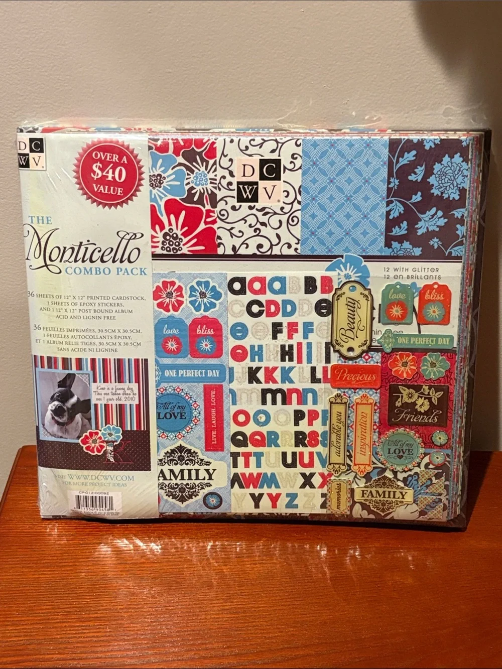 DCWV Monticello 12x12 Scrapbook Combo Pack